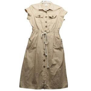 Live 4 Truth Women Sz 2X 100% Cotton Shirt Dress Nautical Coastal‎ Summer Preppy